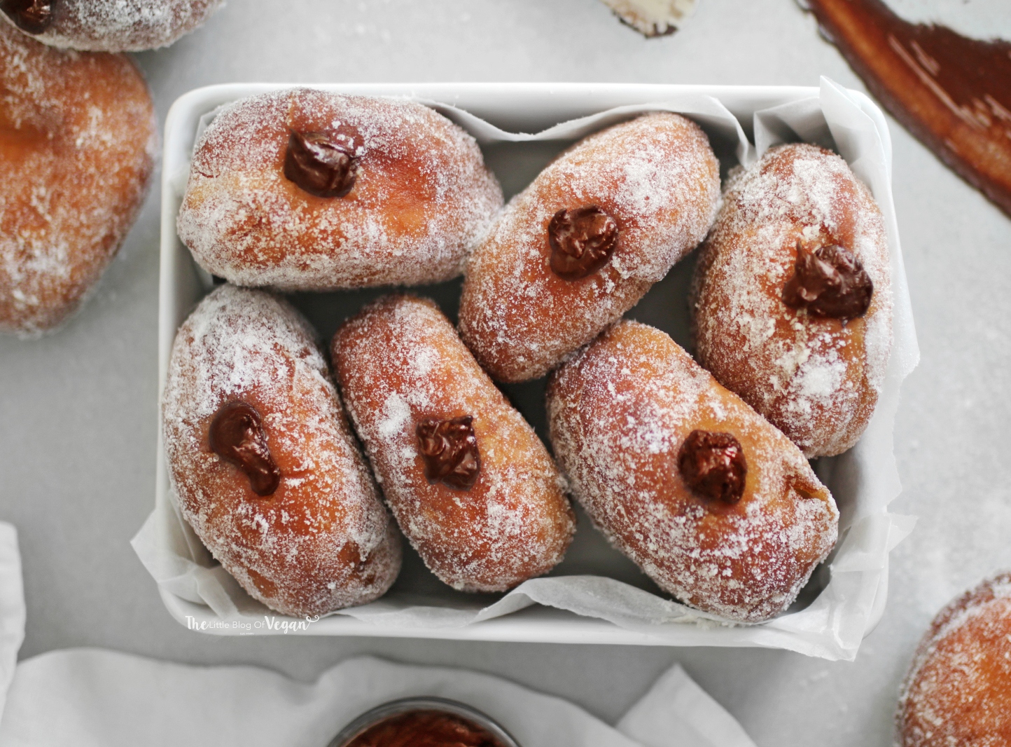 Vegan Chocolate filled doughnuts recipe The Little Blog Of Vegan