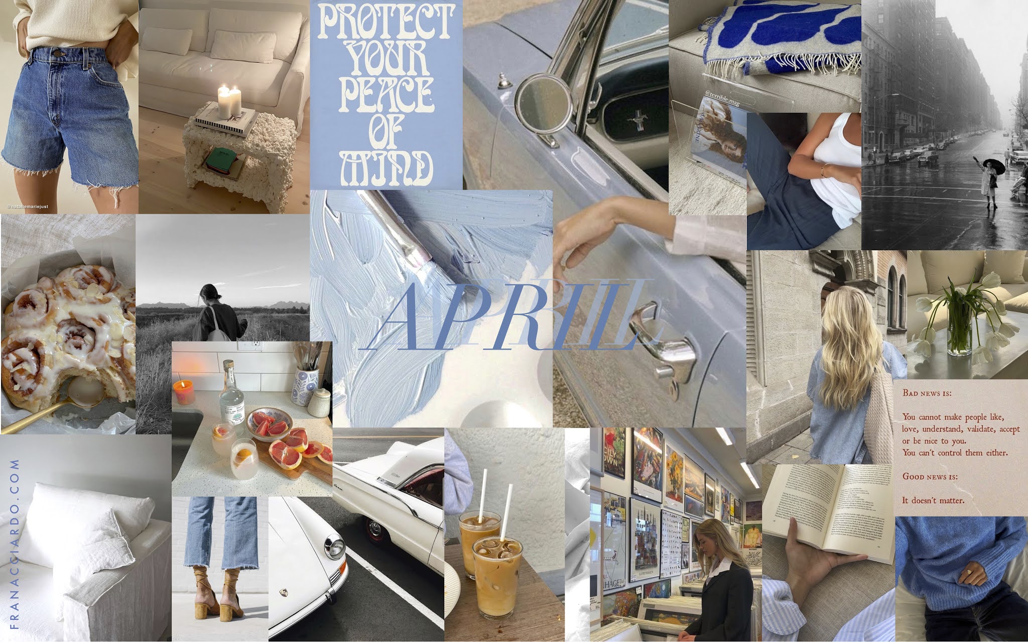 April Moodboard (Desktop Wallpaper!)