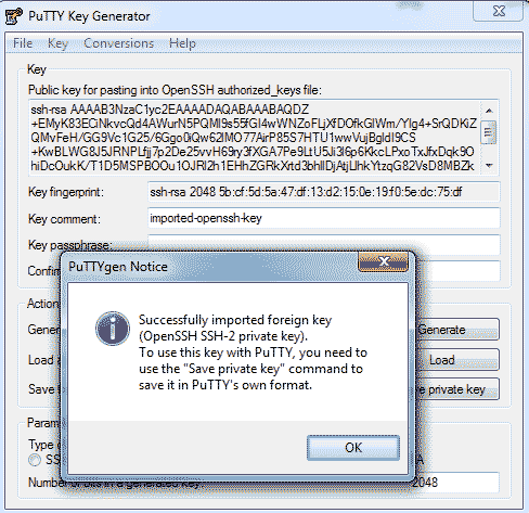 Vagrant generate ssh key