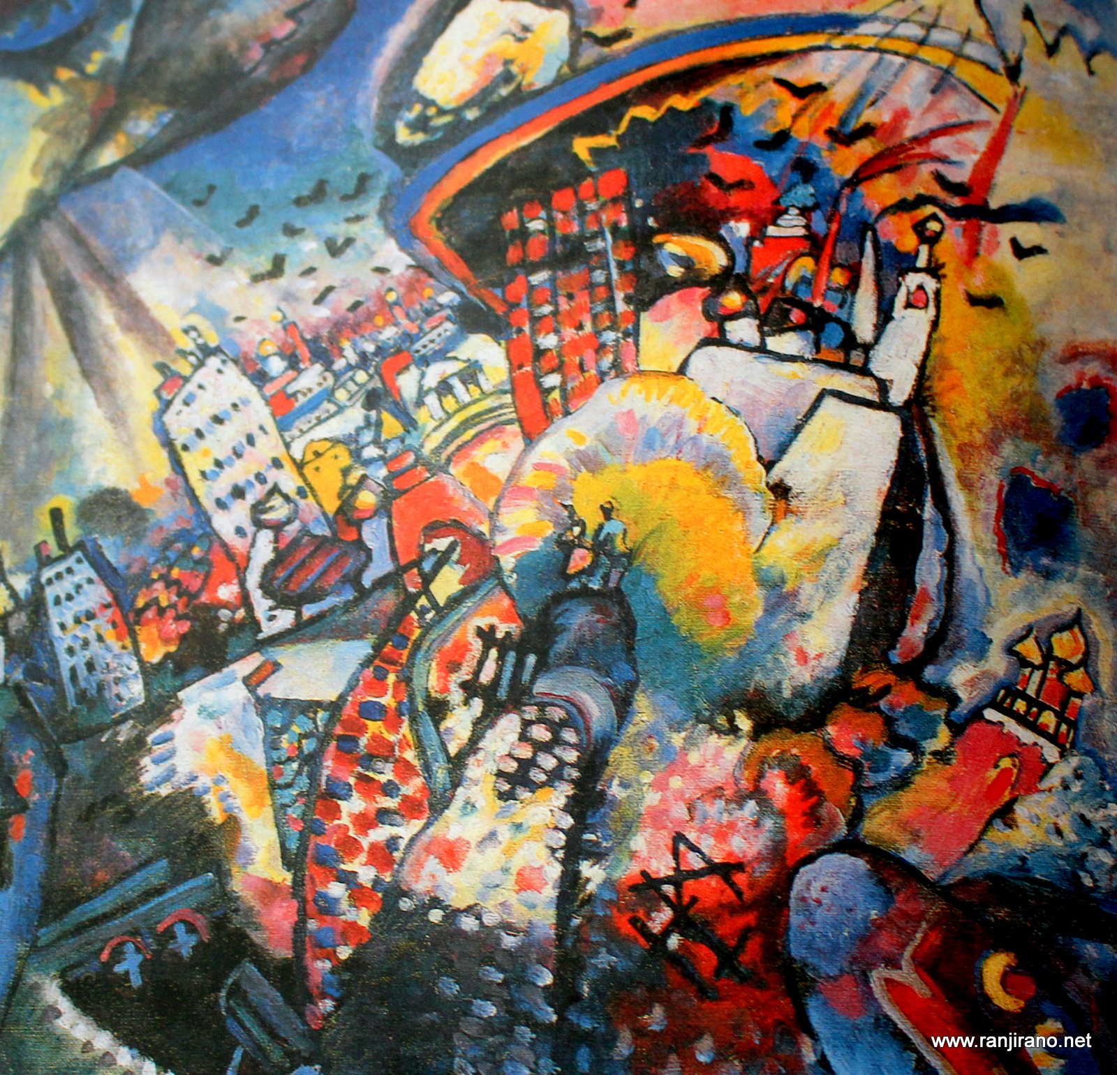 Картина москва красная площадь кандинский