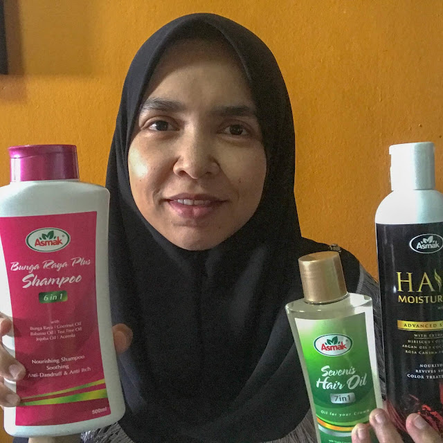 Rawat Rambut Gugur Dengan Asmak Hair Care Testimoni rambut gugur