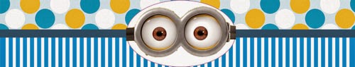 Minions Free Printable Book Marks or Labels. 