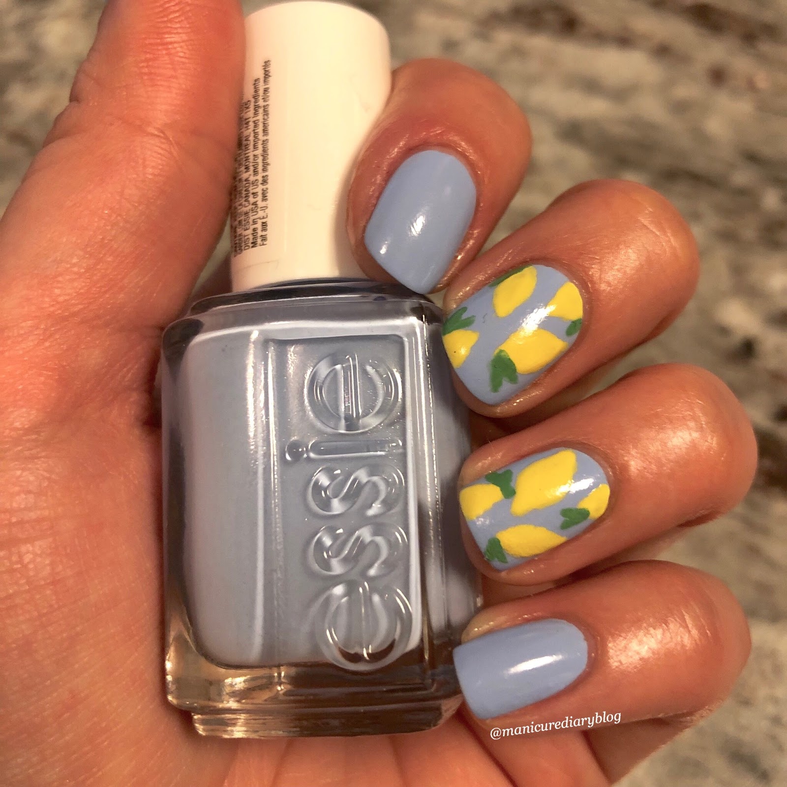 Manicure Diary Lemon Nails