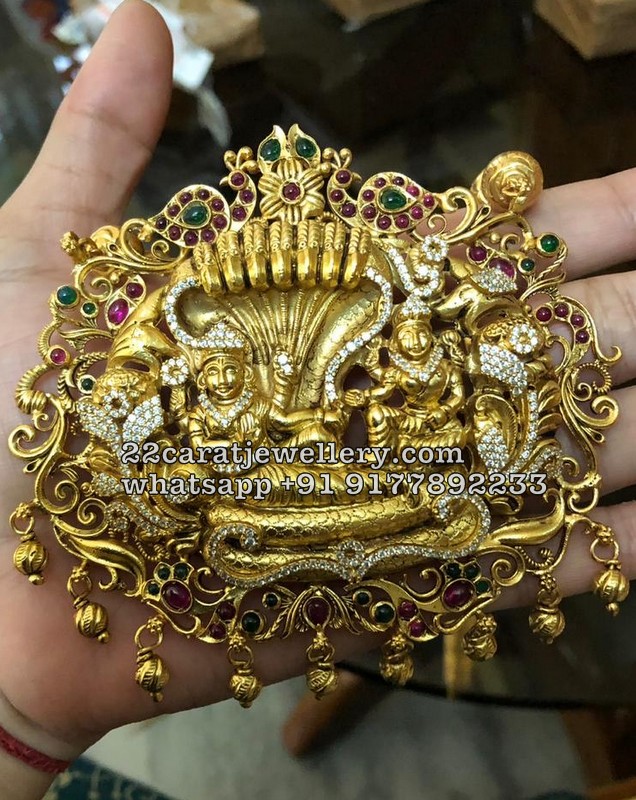 Vishnu locket silver Clearance