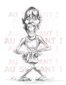 Caricature Jacques Brel - Guillaume Néel ©