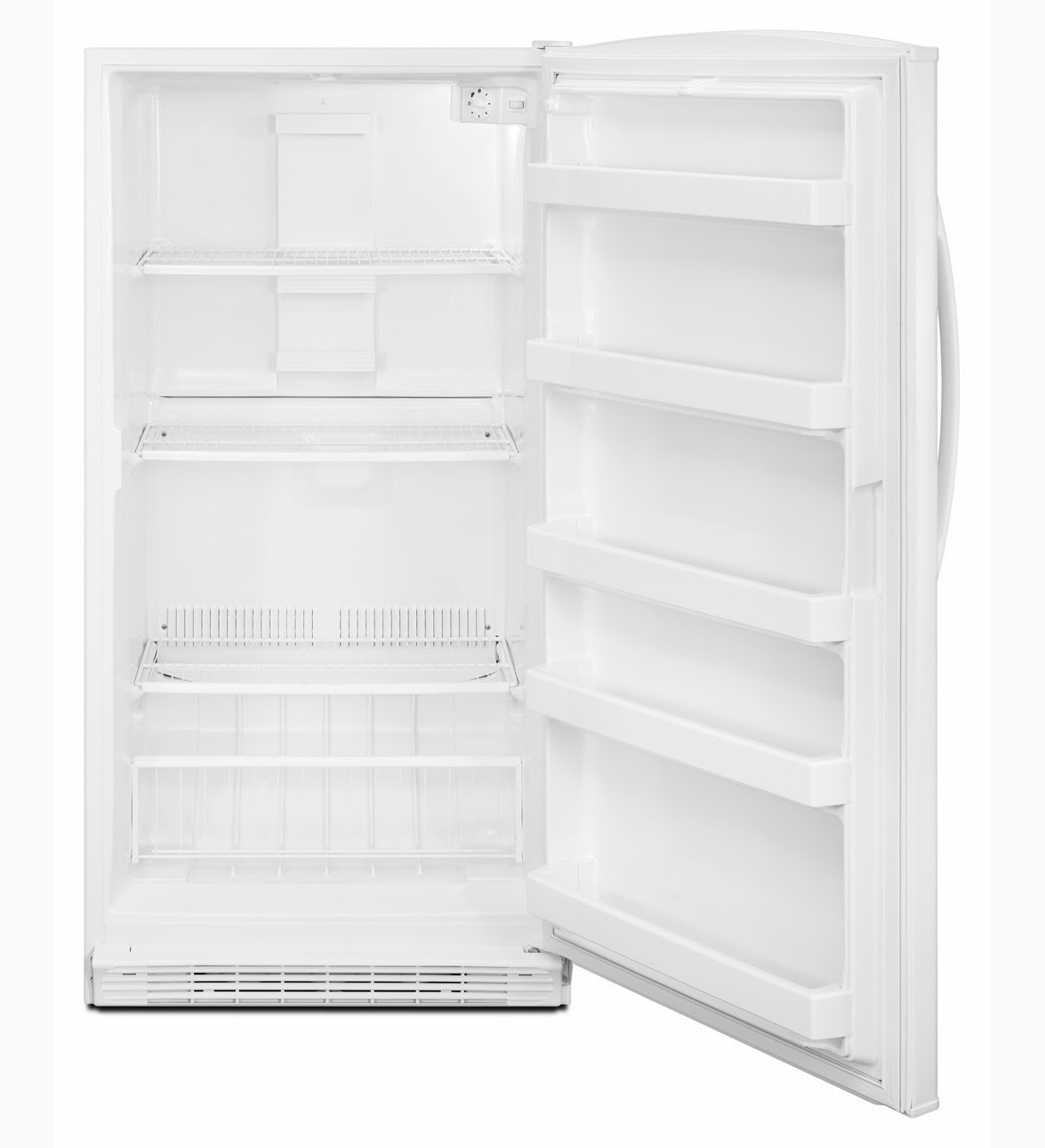 Whirlpool Refrigerator Brand: White Whirlpool EV160NZTQ Upright Freezer