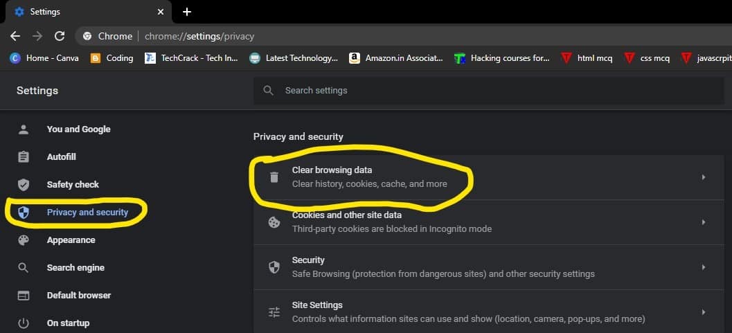 How Delete Google Chrome Cookies, Cache and Browsing History