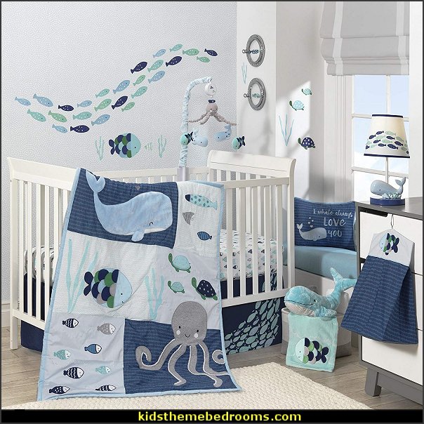 Lambs & Ivy Oceania Blue Ocean/Sea/Nautical Nursery Lambs & Ivy Oceania Blue Ocean/Sea/Nautical Nursery