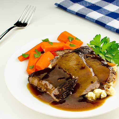Kitchen Riffs WineBraised Beef Pot Roast