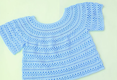 3 - Crochet Imagen Cuerpo de blusa y jarsey a crochet por Majovel Crochet