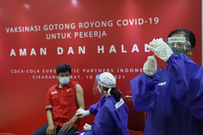 CCEP Indonesia Turut Partisipasi Dalam Program Vaksinasi Gotong Royong