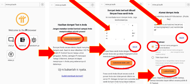 Import Phrase Wallet Pi Network ke Moon Wallet