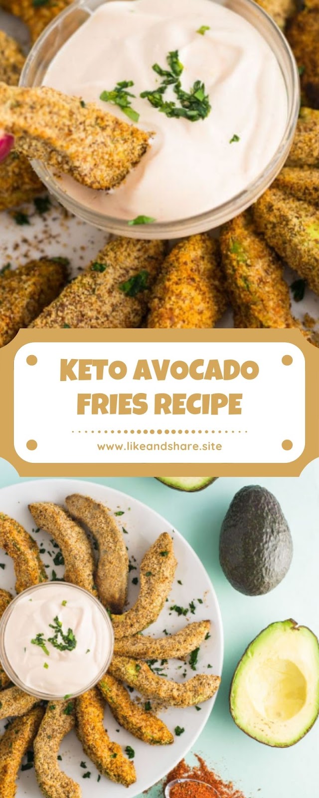 KETO AVOCADO FRIES RECIPE KETO AVOCADO FRIES RECIPE