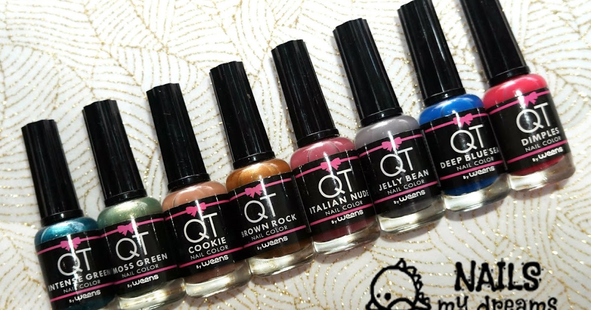 Nails My Dreams QT Nail Polishes by Weens Eight Random Swatches