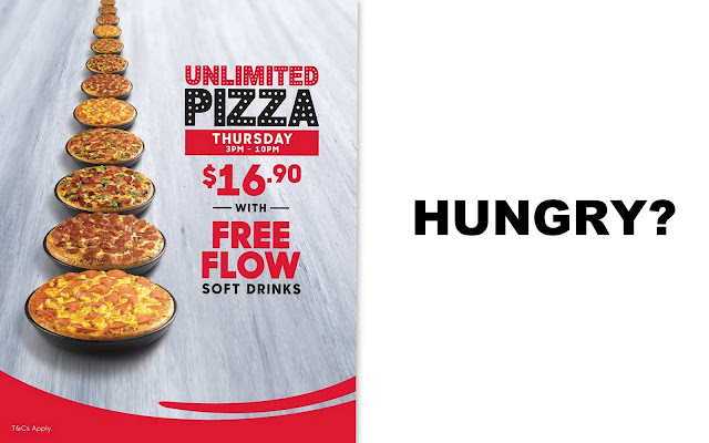 Unlimited Pizza Hut Buffet at $16.90- Feast for family