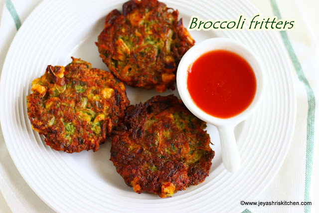 Broccoli fritters