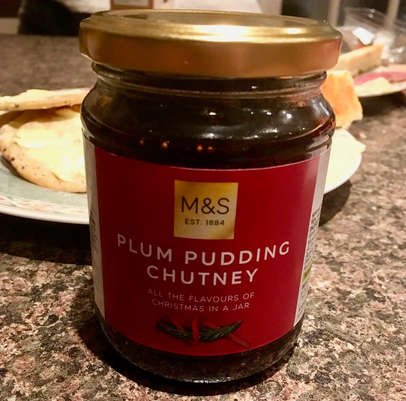 FOODSTUFF FINDS Plum Pudding Chutney (Marks & Spencer) By Cinabar