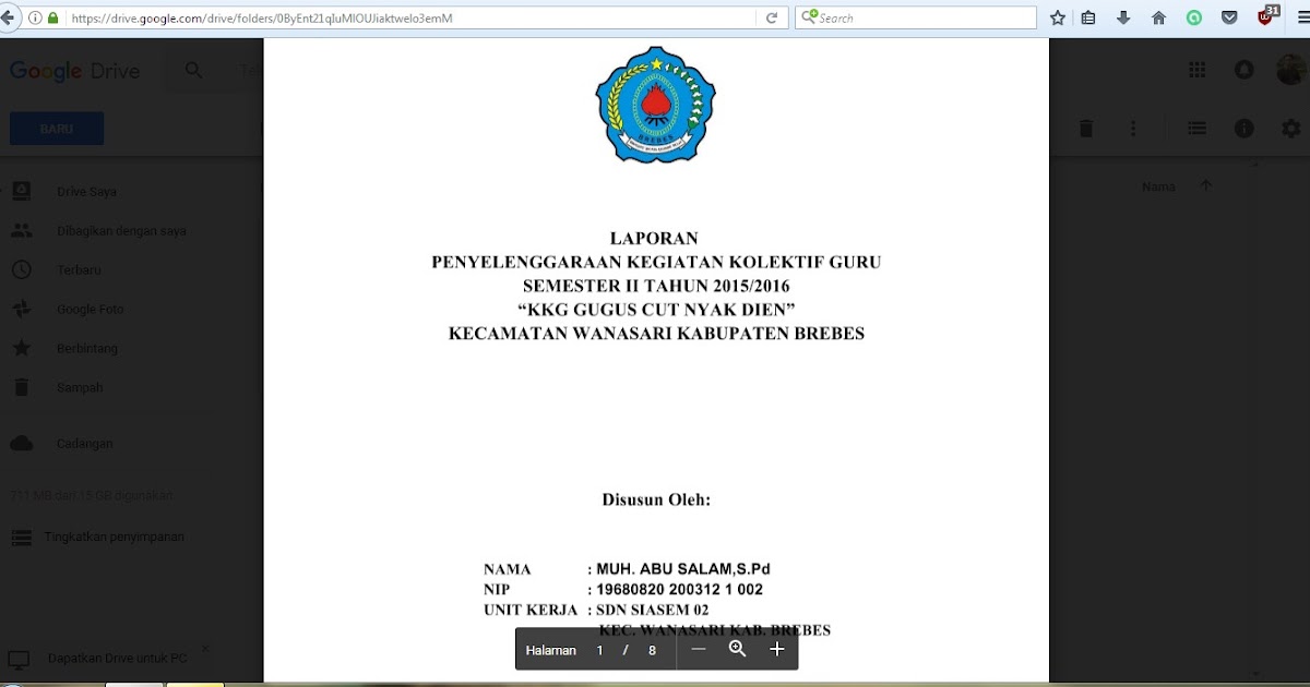 Contoh Laporan Kkg Untuk Kenaikan Pangkat Pns Tahun 20132017 Contoh Laporan Kkg Untuk Kenaikan Pangkat Pns Tahun 20132017