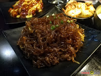 japchae glass noodles, Geonbae Modern Korean Bar & Grill, Unlimited Samgyupsal, Sashimi and More