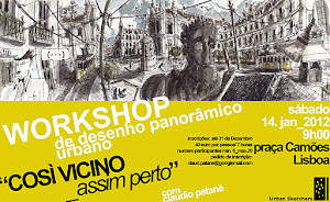 WORKSHOP_Lisbon Panoramas: Sketching wide-angle scenes from near_COSÌ VICINO_assim perto"