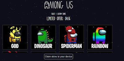 Amongus2.site Free Skins di Among Us