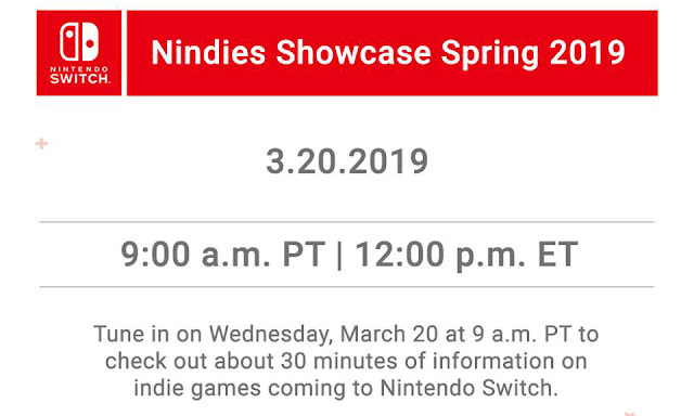 Nindies Showcase é anunciada pela Nintendo