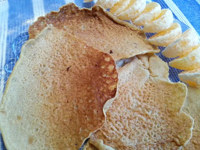 La végé du quartier ouvrier: Crêpes végétalienne à la farine de maïs