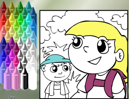 Online Coloring Pages For Kids - Fun Coloring
