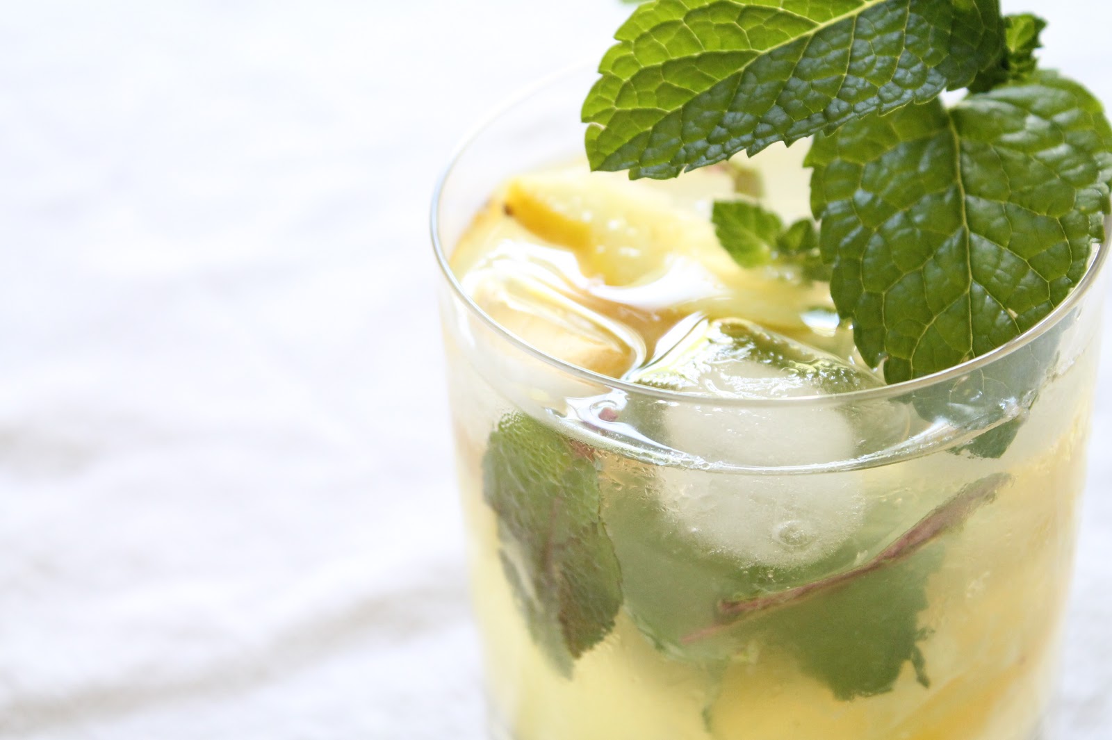 the chef's wife: Ginger Lemonade w/ Mint Simple Syrup // The Start of ...