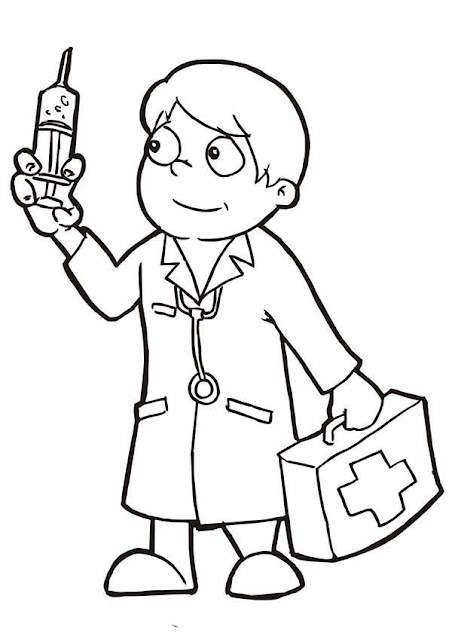 Top 11 Doctor Coloring Pages