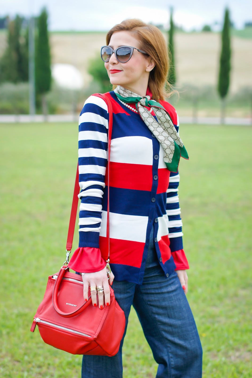 Preppy style outfit with Smash! cardigan | Fashion and Cookies ...