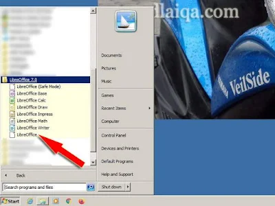 klik LibreOffice