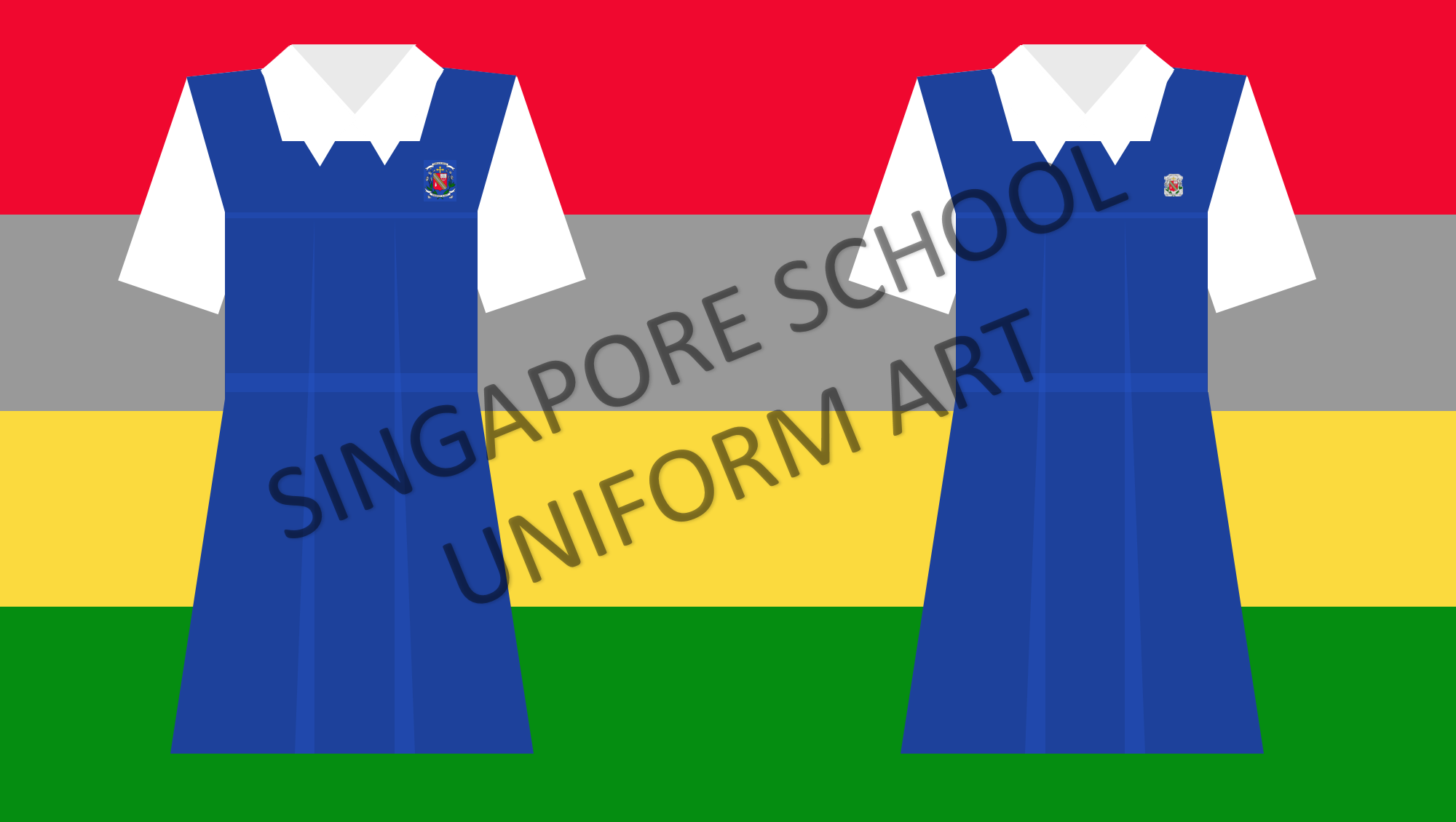 Bukit Merah Singapore School Uniform Art