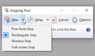 Snipping Tool Cara Screenshot di Laptop Windows 10