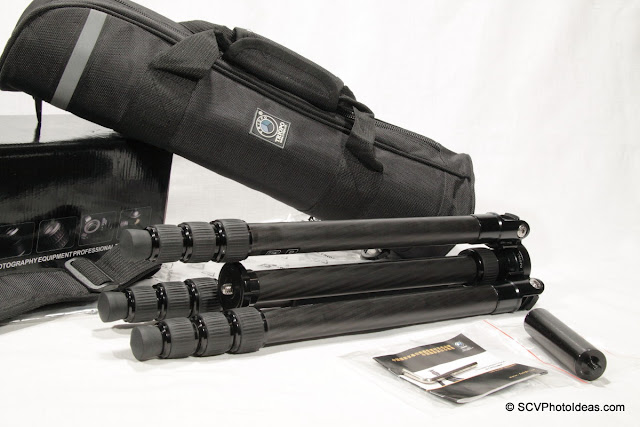 Triopo GT-3228X8C Carbon Fiber Traveler Tripod overview