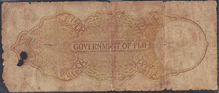 Fiji 5 Shillings 1940 P# 37c