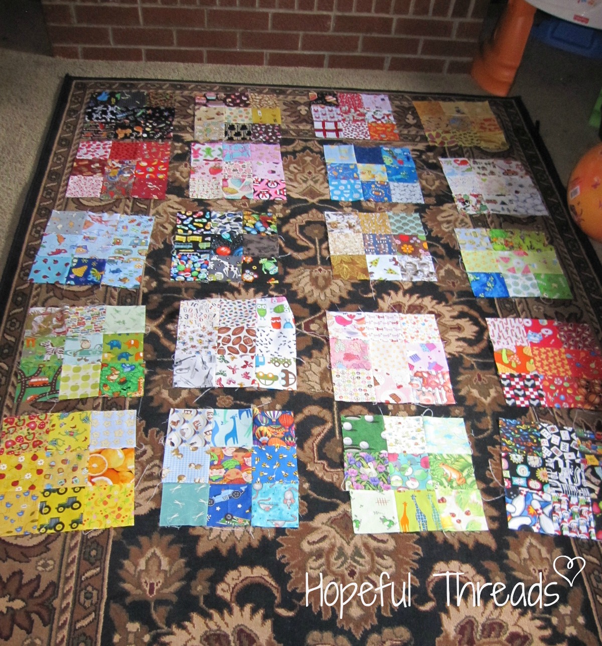 Hopeful Threads: My First Quilt....A Finish and Lessons Learned Along ...