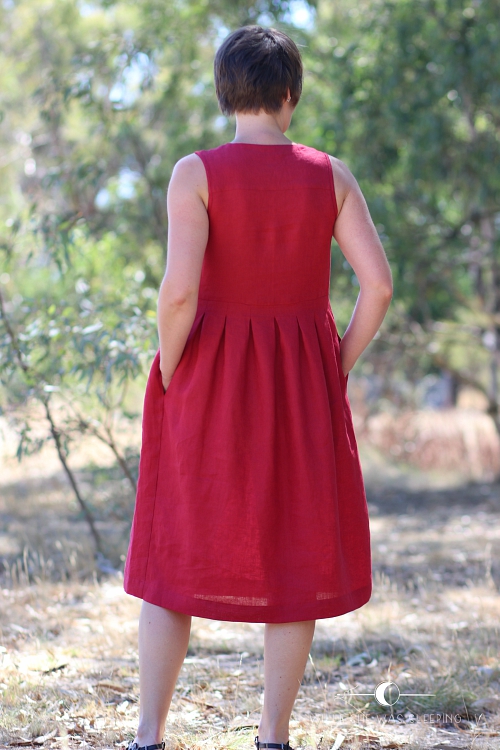 pleated summer dress