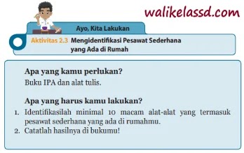 Kunci Jawaban Ipa Kelas 8 Ayo Kita Lakukan Aktivitas 2 3 Halaman 89 Wali Kelas Sd