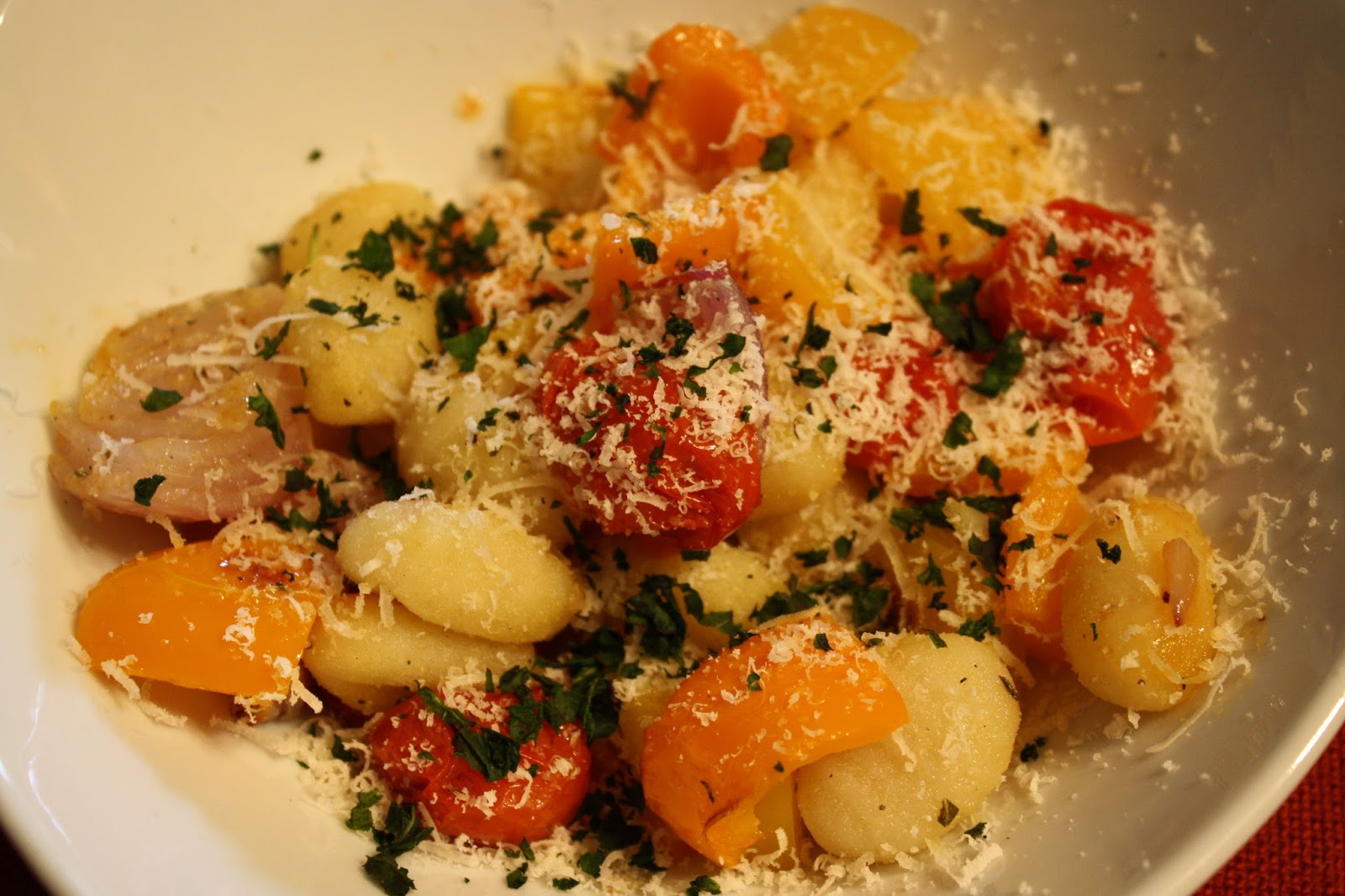 LactoseFree Girl Crispy Sheet Pan Gnocchi and Vegetables