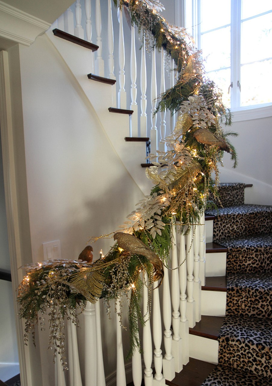 Christmas staircase ideas for decorating My Staircase Gallery