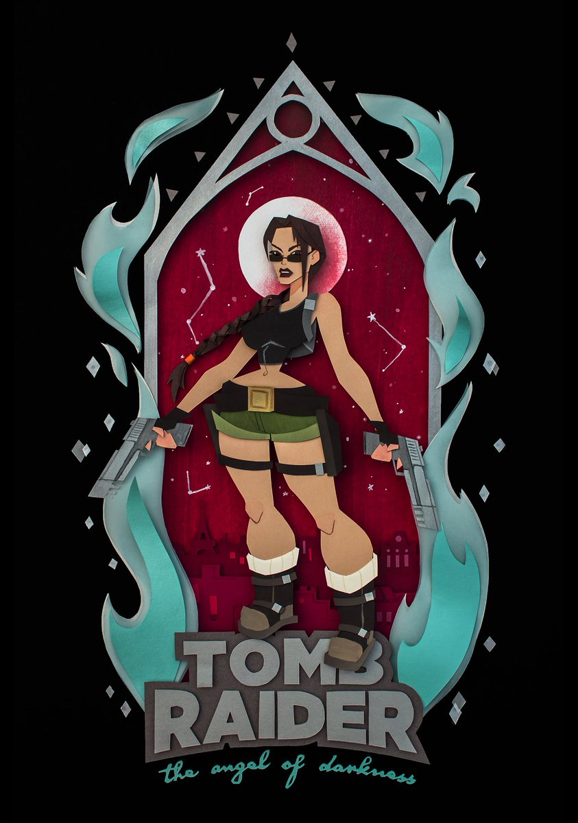 Raider Daze: Capas minimalistas dos filmes Tomb Raider