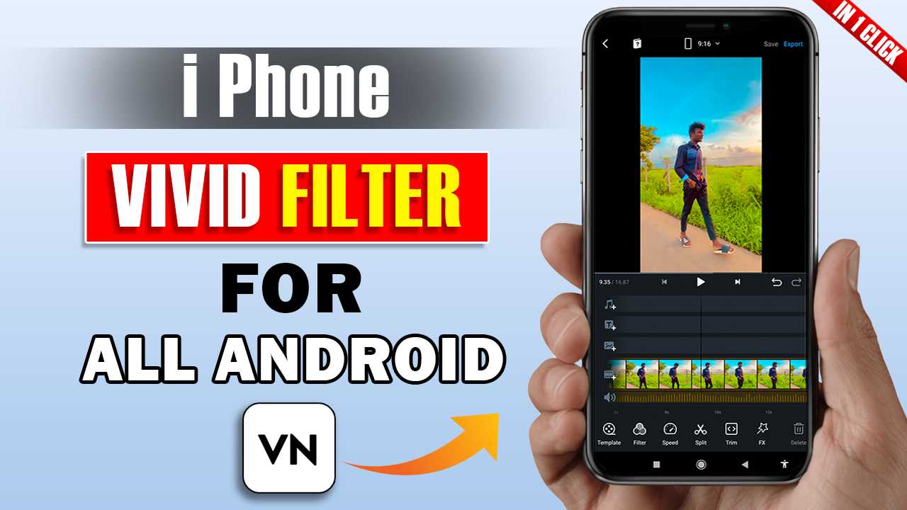 Download i Phone Vivid Filter For VN Video Editor App