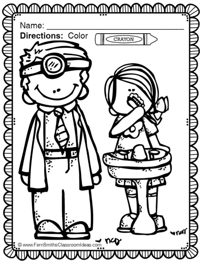 Dental Health Month Coloring Pages Coloring Pages