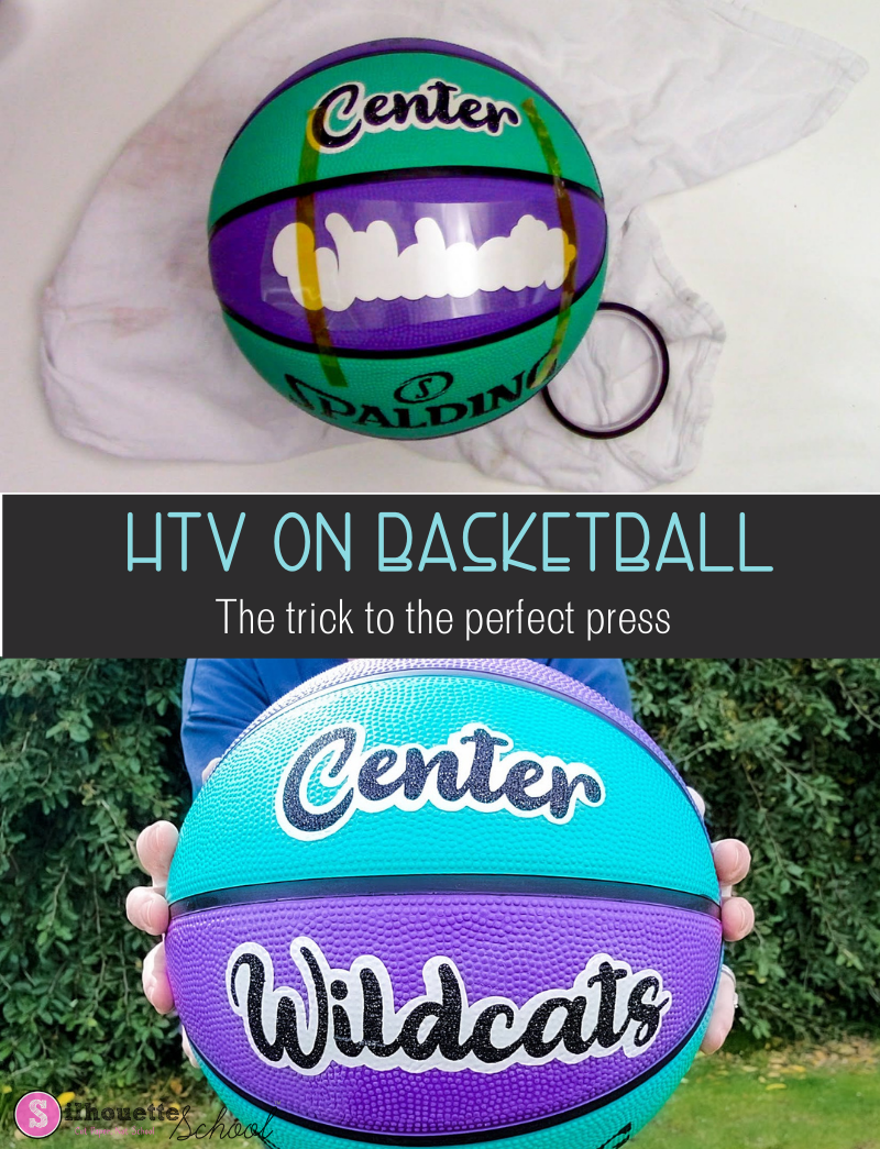 How to Apply HTV to a Basketball - Silhouette School