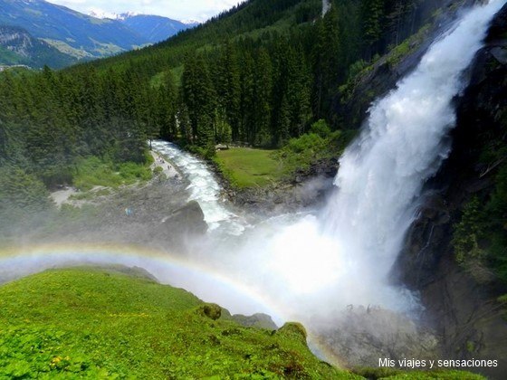 Las cascadas de Krimml, Parque Nacional Hohe Tauern, Austria