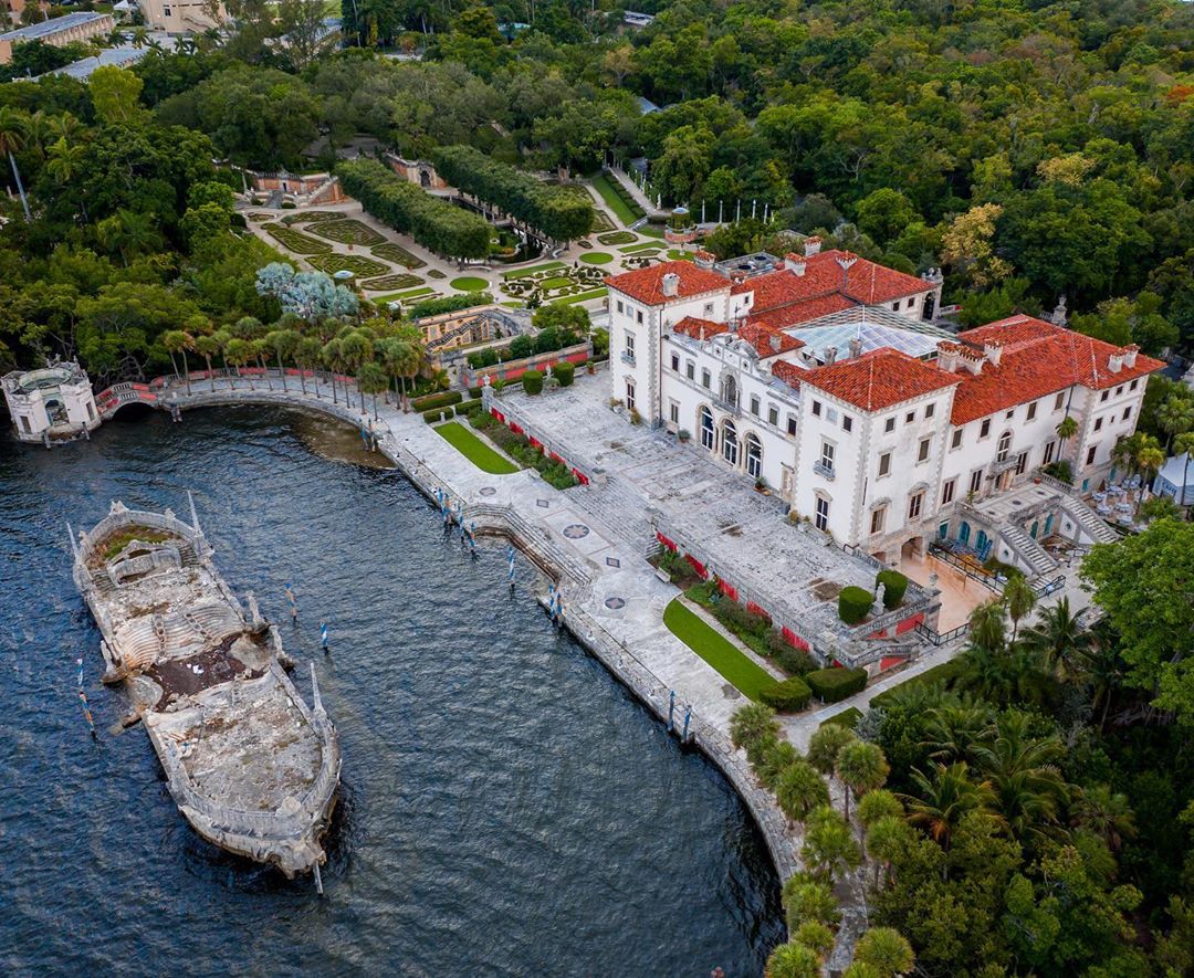 Tour virtual por los Jardines del Museo Vizcaya en Miami