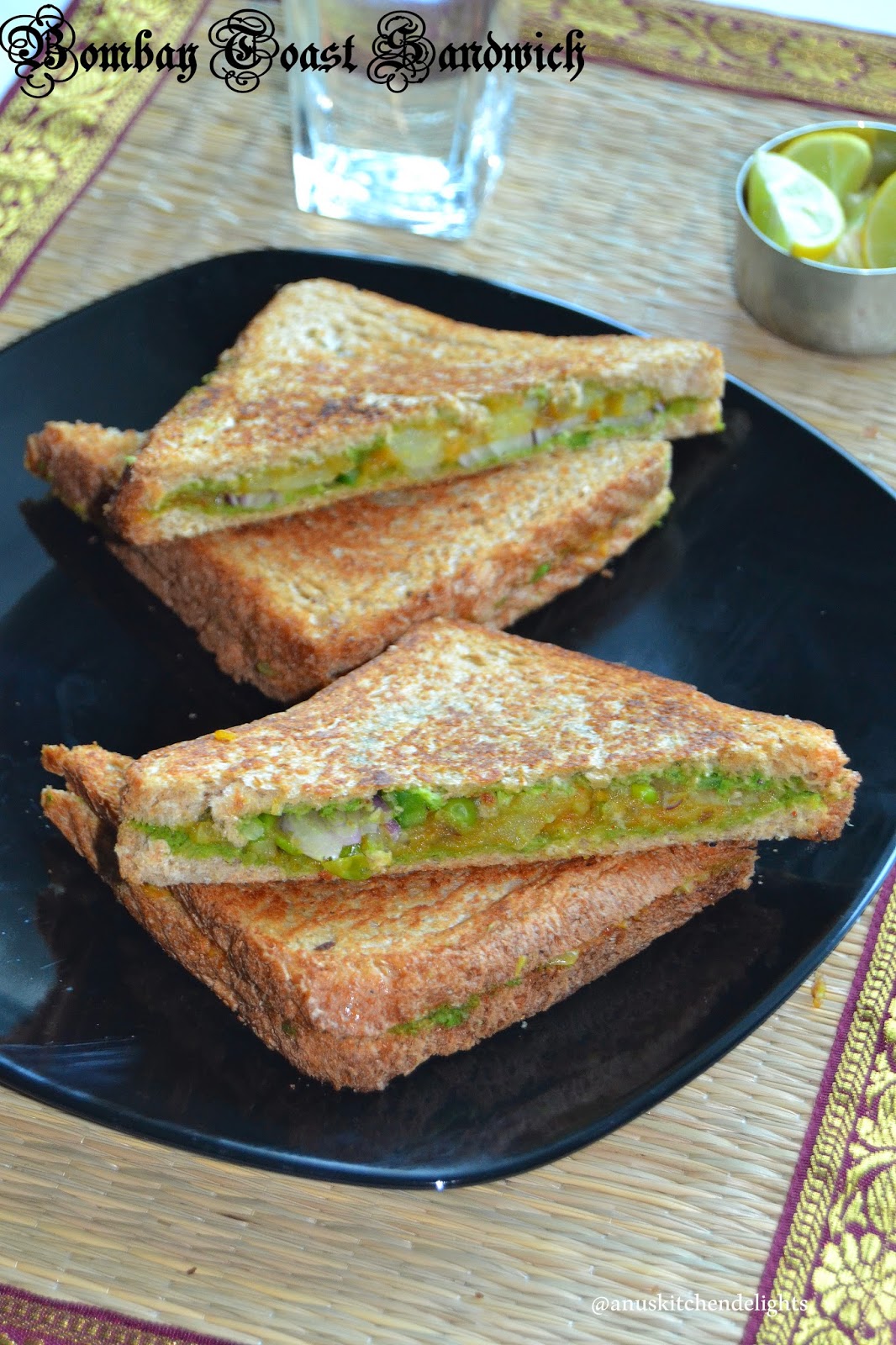 Anu's Kitchendelights Bombay Toast Sandwich Bombay Vegetable