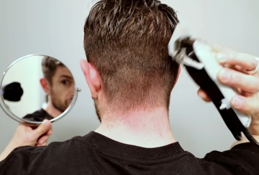 how to cut hair at home with machine