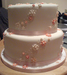 tier cake pink flowers cakes coz posted